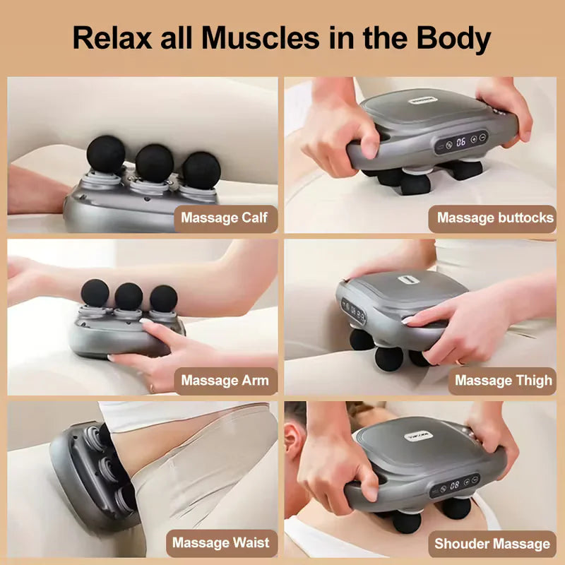 6-head massage device