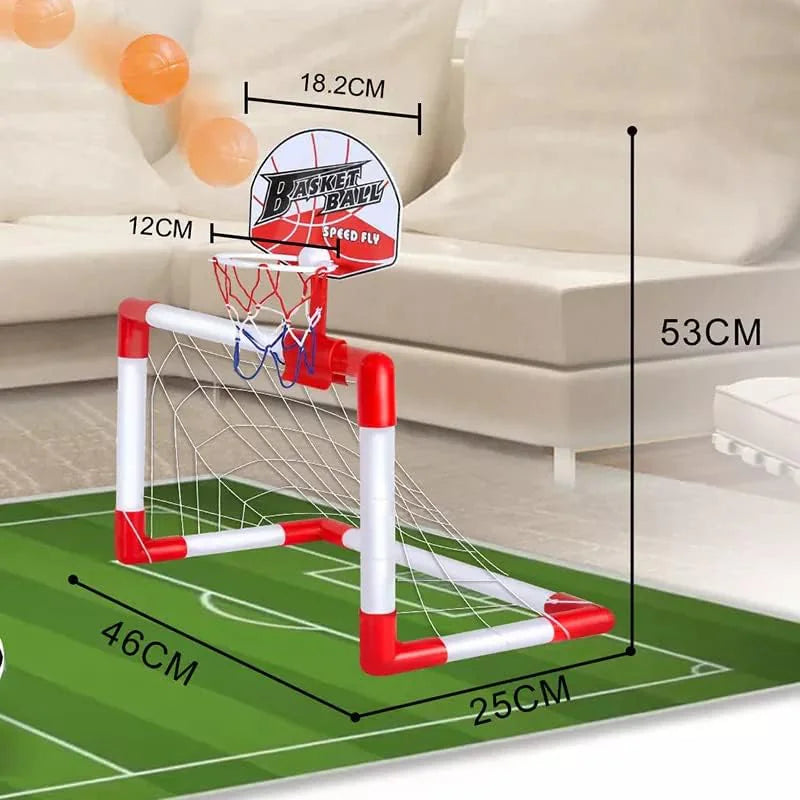 Football and basketball court