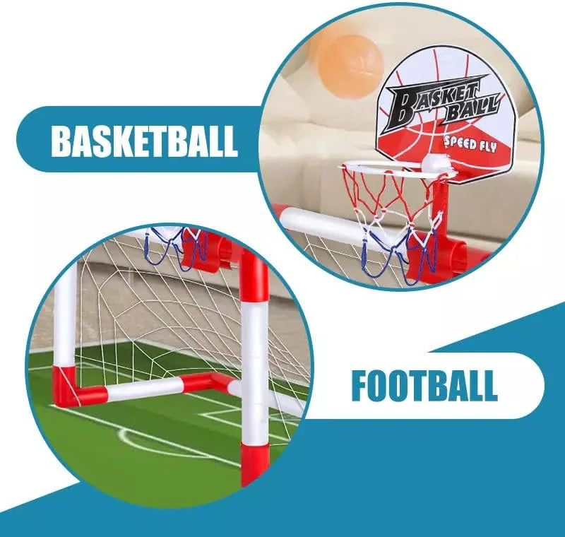 Football and basketball court