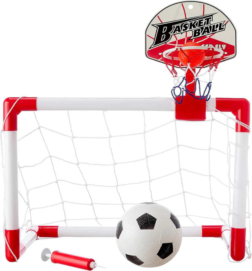 Football and basketball court