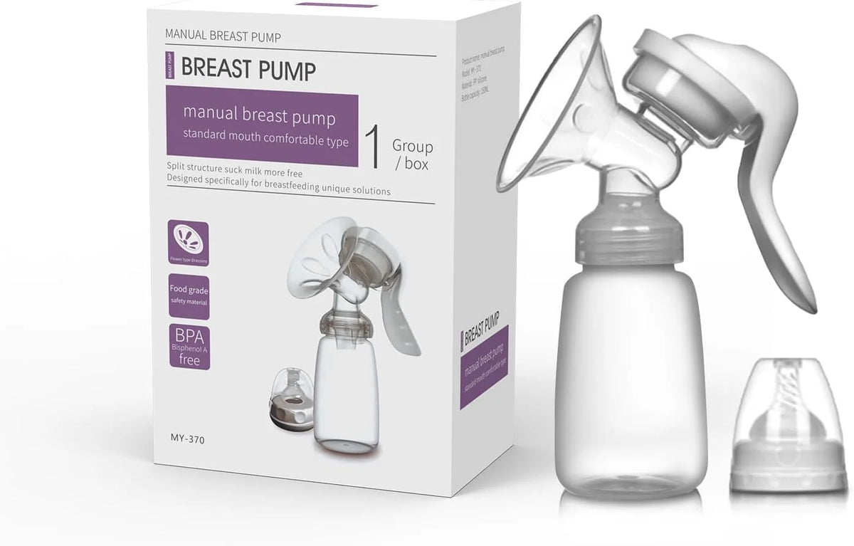 Manual breast pump