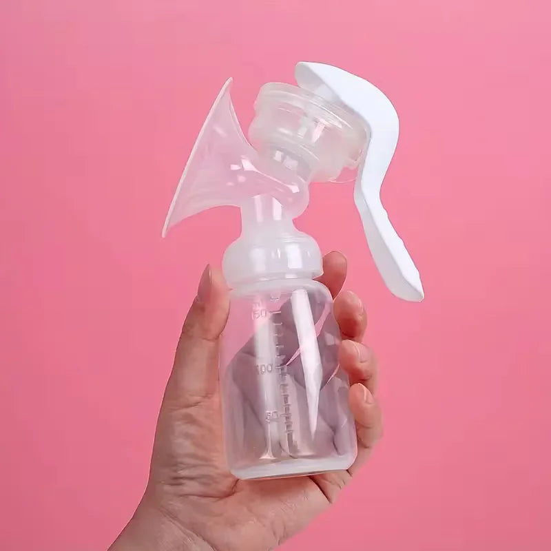 Manual breast pump