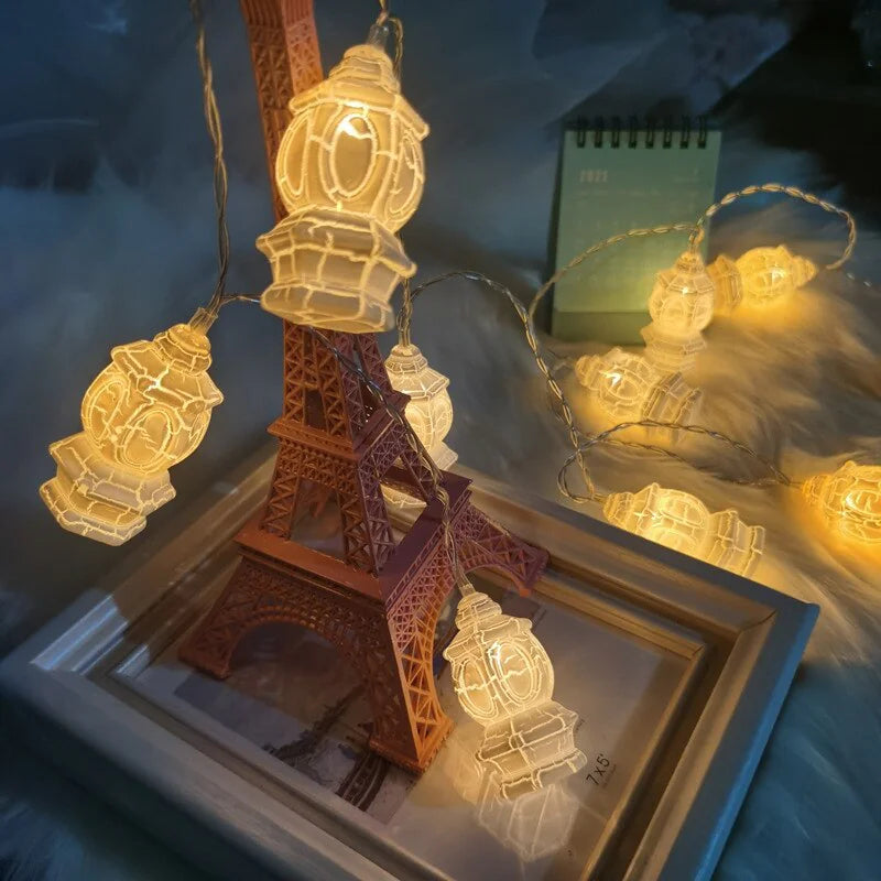 Ramadan Lantern Decoration Curtain