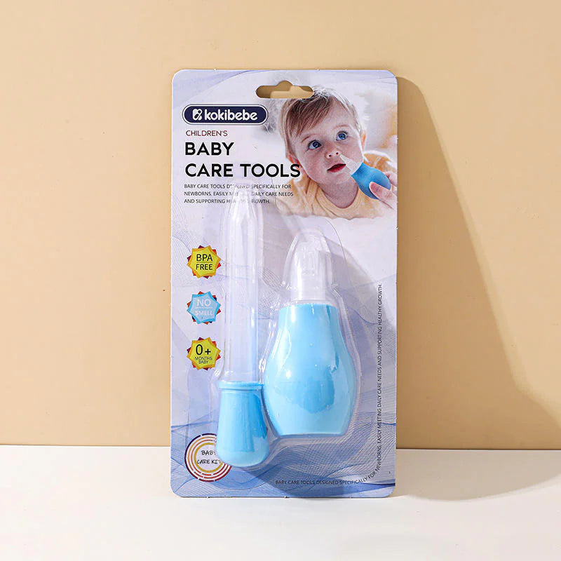 Manual baby nasal aspirator