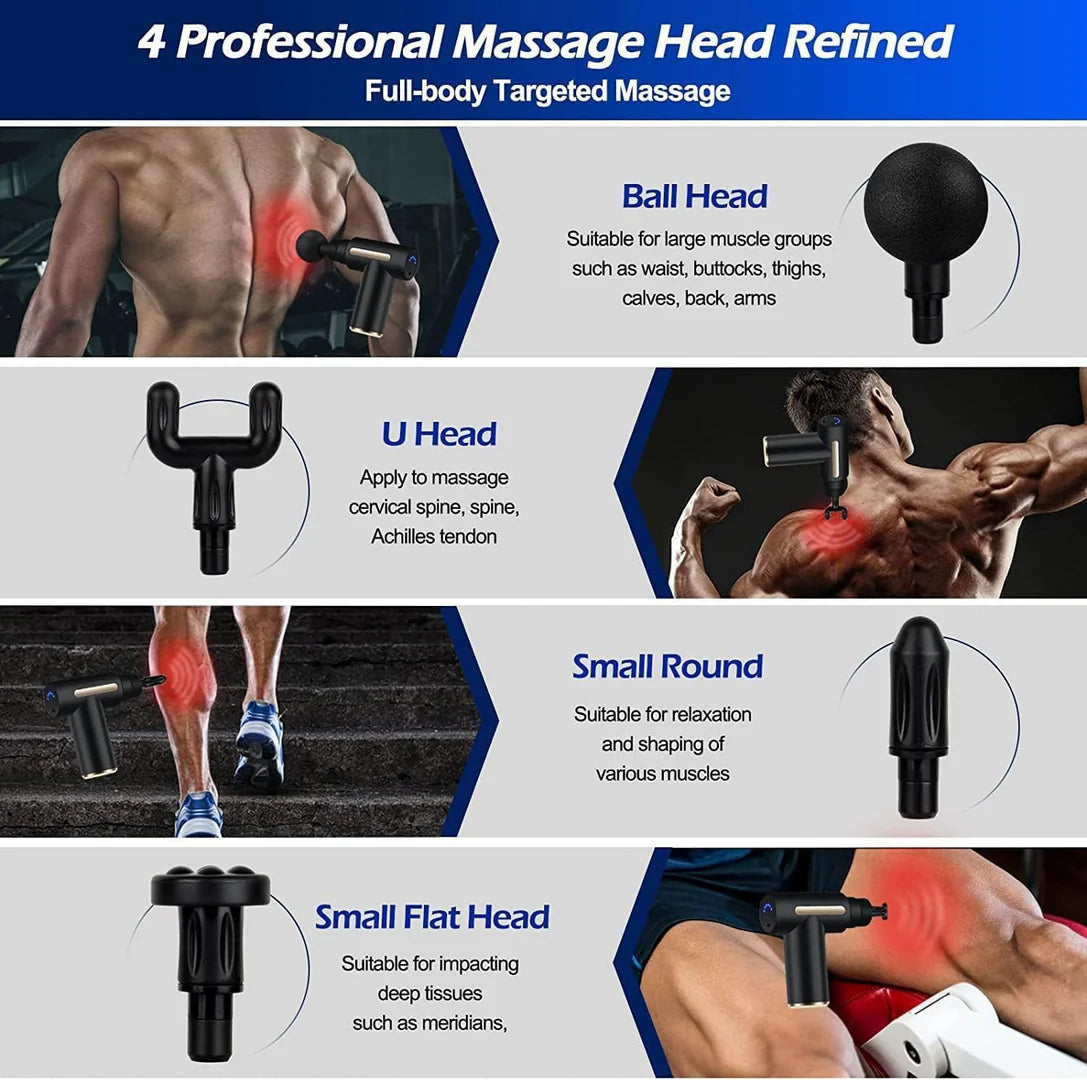 Massage gun 4 attachments